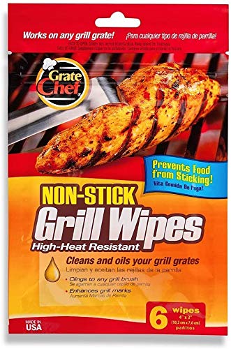 Grate Chef 50110 6 Pk Grill Wipes