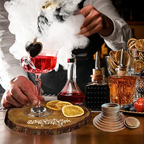 Blaze of Glory Cocktail Smoker Whiskey Smoker With Flavor Blaster Smoke Top Old fashioned Smoker Kit Includes: Gift Box, Brush,Torch, Drink Smoker, Cocktail Recipe Book, Cherry Wood Chips (No Butane)