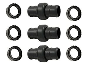 amptyhub 360 black max and tr36p pool cleaner pool cleaner hose swivel 9-100-3003 replacement for zodiac polaris 360 black max and tr36p pool cleaners (3 pack)