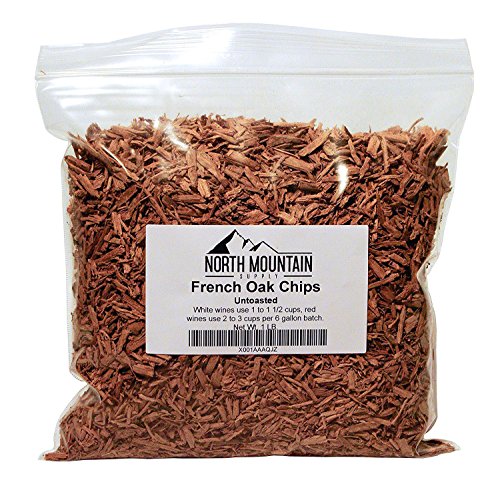 North Mountain Supply French Oak Chips (Untoasted, 1 Pound)