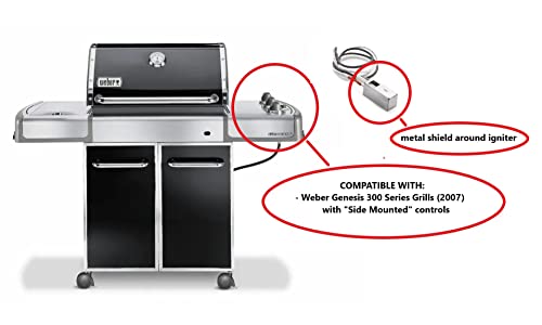 Weber 67726 Igniter Kit for Genesis 300 Series Grills with Metal Spark Box (Year 2007)