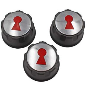 Control Knobs 69893 Compatible with Weber Spirit 200 & 300 Series (with Up Front Controls) Years 2013 and Newer(Set of 3)
