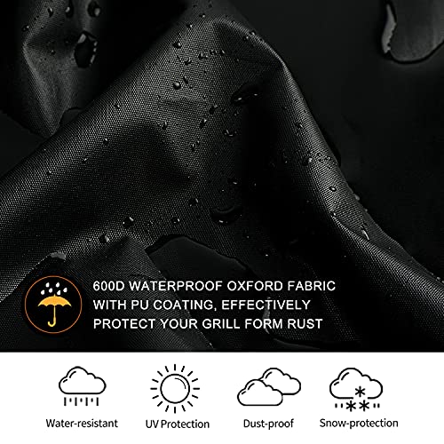 SUPJOYES Grill Cover for Masterbuilt 560/800 Gravity Series Digital Charcoal Grill and Smoker, Heavy Duty Waterproof Grill Cover for MB20080220 Gravity Series