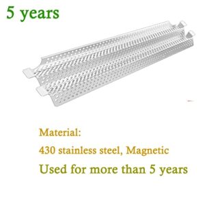 Votenli S9408A (4-Pack) 16GA Stainless Steel Heat Plate Replacement for Viking VGBQ 30 in T Series, VGBQ 41 in T Series, VGBQ 53 in T Series, VGBQ30, VGBQ41, VGBQ53