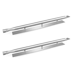 boloda 2pc bbq gas grill pipe burner tubes,stainless steel grill burner replacement for viking vgbq 30 in t series, vgbq 41 in t series and others gas grills models