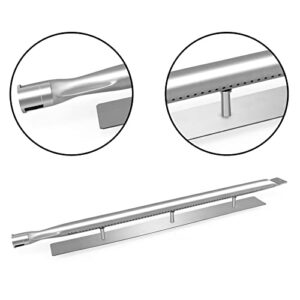 Boloda 2pc BBQ Gas Grill Pipe Burner Tubes,Stainless Steel Grill Burner Replacement for Viking VGBQ 30 in T Series, VGBQ 41 in T Series and Others Gas Grills Models