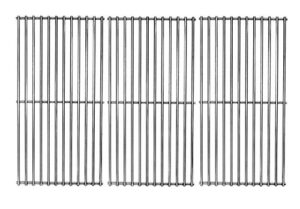 votenli s5445c (3-pack) 18 3/4″ stainless steel grid grates for jenn-air 720-0709 720-0709b 720-0720 720-0727 730-0709,charbroil 463241004 463241904 463247404,kitchen aid 720-0709c,720-0826 grills
