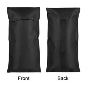 DOITOOL 2PCS Grill Utensil Storage Bag - Oxford Cloth Water Proof Tool Storage for Grill Accessories - Black Bbq Accessories Tool Organizers and Storage for Camping Hiking（18.5x9.6inch）