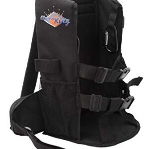 Flame King YSNBKPK Backpack for 11LB or 5lb Propane Tank, Black