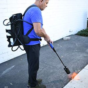 Flame King YSNBKPK Backpack for 11LB or 5lb Propane Tank, Black