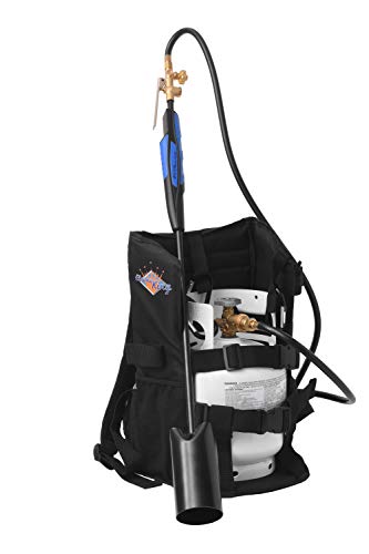 Flame King YSNBKPK Backpack for 11LB or 5lb Propane Tank, Black