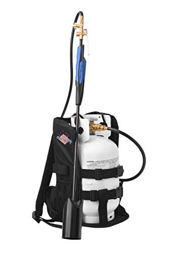 Flame King YSNBKPK Backpack for 11LB or 5lb Propane Tank, Black