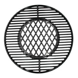 hongso 8835 21.5 inch non-stick polished porcelain coated grill grates for weber original kettle premium 22 inch charcoal grill, 22″ weber performer premium, deluxe charcoal grill, 22” smokers