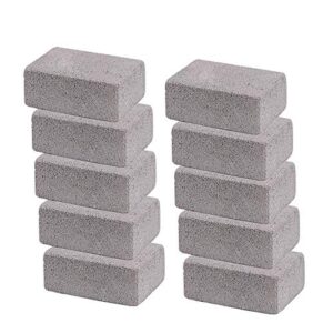 kelfuoya grill cleaning bricks ecological barbecue cleaning blocks grill stones de-scaling grill cleaning bricks magic stones griddle cleaning blocks,10 pack