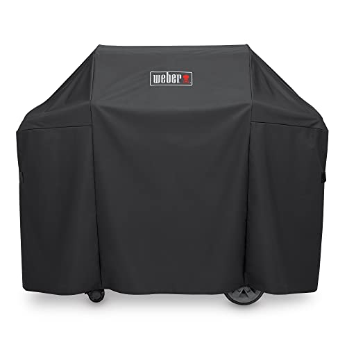 Weber Genesis II 300 Series Premium Grill Cover, Heavy Duty and Waterproof, Fits Grill Widths Up To 59 Inches