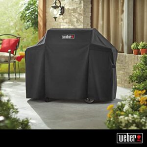 Weber Genesis II 300 Series Premium Grill Cover, Heavy Duty and Waterproof, Fits Grill Widths Up To 59 Inches