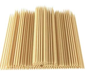 easy kabob bamboo skewers 10 inch, set of 100 value pack