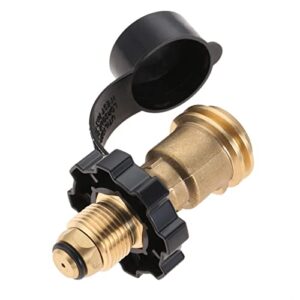 mtsooning propane refill adapter, 1lb pol to qcc1 / type1 gas bottle cylinder hose regulator valve propane tank connector