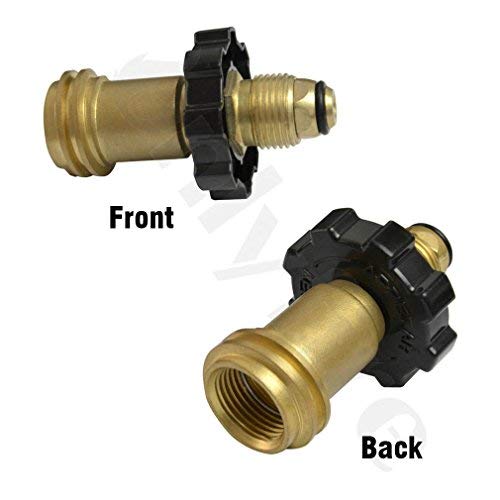 Onlyfire Universal Fit Propane Tank Adapters POL to QCC1 Wrench to Hand Tighten Old to New Style