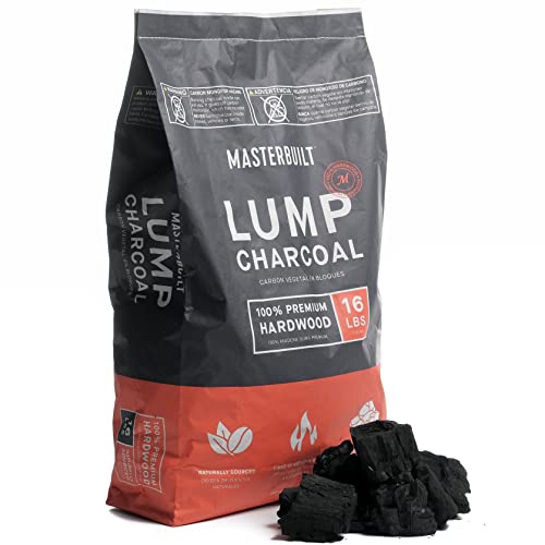 Masterbuilt MB20091621 Lump Charcoal 16 Pound, Black