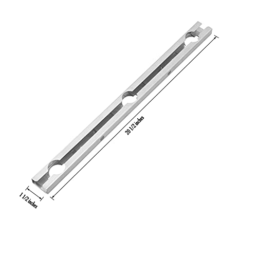 YIHAM KC688 Stainless Steel Burner Flame Crossover Assembly for Broil King Signet and Sovereign Gas Grills 20 1/2 inch x 1 1/2 inch