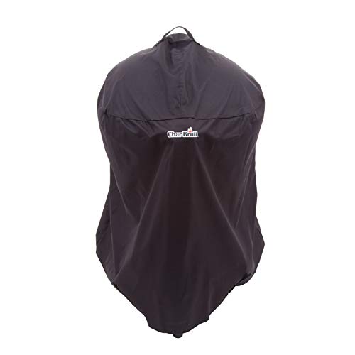 Char-Broil 20602107 Patio Bistro TRU-Infrared Electric Grill, Black & Kettleman Grill Cover