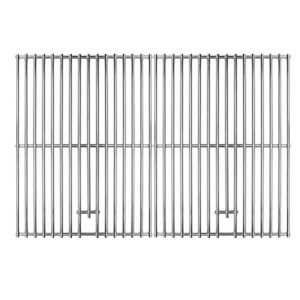 17″ x 13 1/4″ solid stainless steel cooking grates, replacement parts for charbroil 463411512, 463411712, 463411911, c-45g4cb, 720-0719bl, 720-0773, nexgrill 720-0783, 720-0773, master forge 1010037