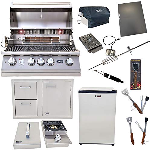 Lion Premium Grills 32-inch Natural Gas package deals (Best of Backyard) (Package Deal F)