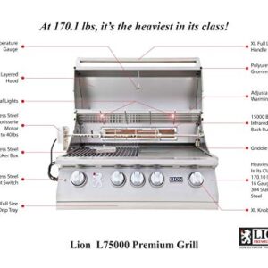 Lion Premium Grills 32-inch Natural Gas package deals (Best of Backyard) (Package Deal F)