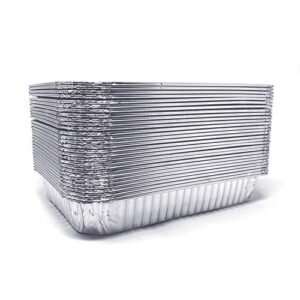 (35 Pack) Drip Pans Compatible with Weber Grills Spirit Gas Grills, Q Grills, Genesis and Genesis II LX 200 300 Series l Disposable Aluminum Foil Grease Trays l BBQ, Roasting, Baking & Cooking