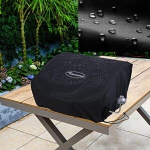 Cover for Blackstone 17 inch Griddle Water Resistant 600D Polyester Heavy Duty Flat top 17" Gas Grill Cover Exclusively Fits Blackstone 17" Griddle Cooking Station-17in Griddle Without Hood Cover