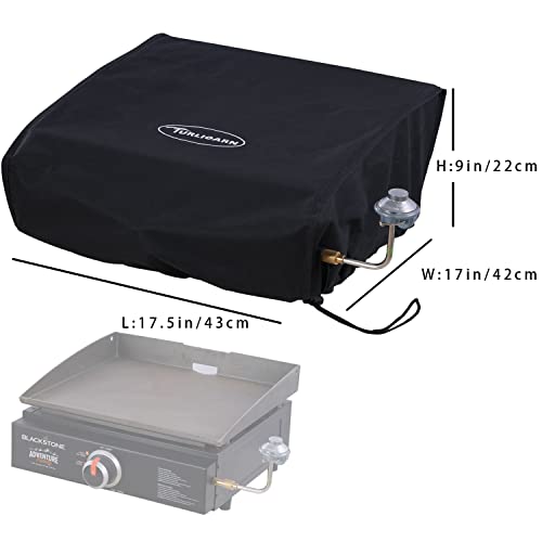 Cover for Blackstone 17 inch Griddle Water Resistant 600D Polyester Heavy Duty Flat top 17" Gas Grill Cover Exclusively Fits Blackstone 17" Griddle Cooking Station-17in Griddle Without Hood Cover