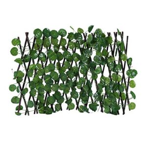 amantal artificial ivy privacy fence screen, retractable faux ivy leaves hedge fence and vine decoration for home outdoor, garden, yard christmas decoration, uv protected (b)