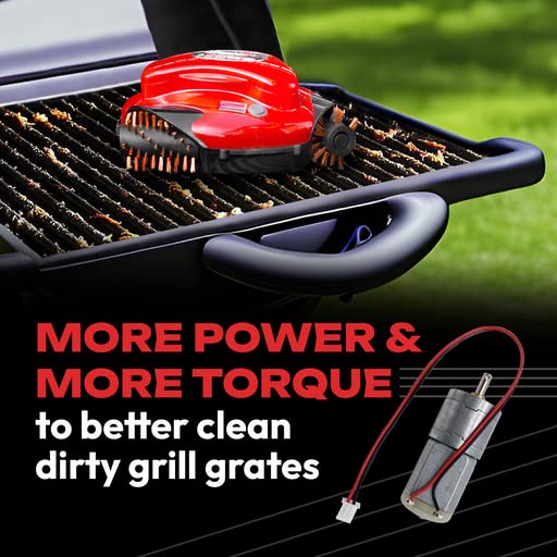 Grillbot Automatic BBQ Grill Cleaning Robot Plug-in Replacement Motor, Robotic Grill Cleaner Accessories Parts, Easy Connect and Replace Plug-in Motor for Camping Grill Cleaner