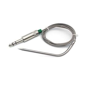 replacement parts high-temperature meat temperature probe compatible with green mountain grill/gmg pellet grills, works with jim bowie choice, daniel boone choice & davy crockett grills