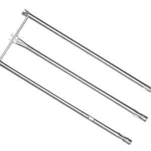 Hongso 34 1/4" Long Stainless Steel Burner Tube Set Replacement for Weber Genesis 300 Series E-310 E-320 EP-310 EP-320 S-310 S-320 Gas Grills (with Side Control Panel Only), 67722 SBG722