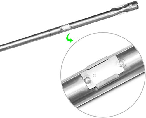 Hongso 34 1/4" Long Stainless Steel Burner Tube Set Replacement for Weber Genesis 300 Series E-310 E-320 EP-310 EP-320 S-310 S-320 Gas Grills (with Side Control Panel Only), 67722 SBG722