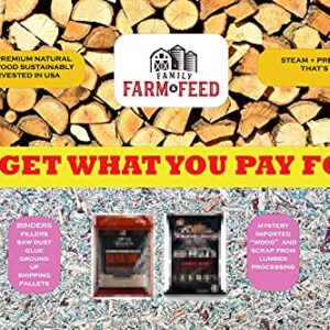 FAMILY FARM AND FEED | Hardwood Natural BBQ Grill Smoke Bake | Oak | Pellets | 4 Pound Pel Bag