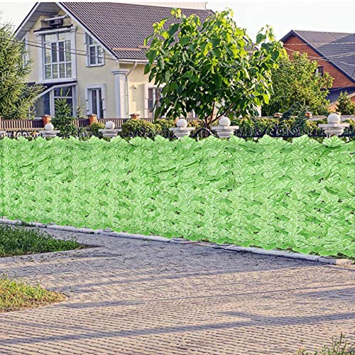 GUANGLU Artificial Leaf Screening, Ivy Leaf Screening, Artificial Hedge Fence and Faux Ivy Vine Leaf Decoration for Outdoor Decor, Garden