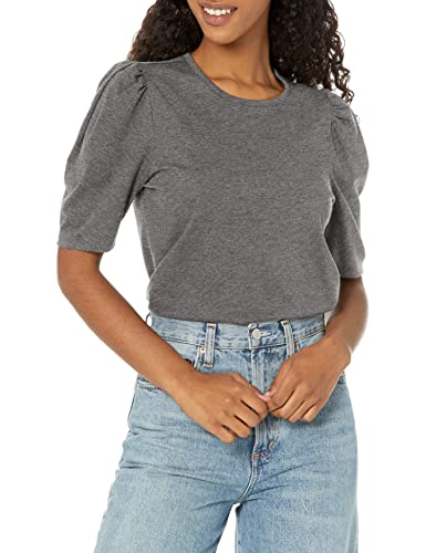 Rebecca Taylor Women's A LINE TEE, Charcoal, X-Large