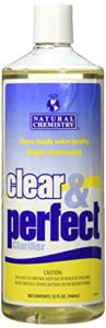 natural chemistry 3500 clear and perfect pool water clarifier, 1 quart