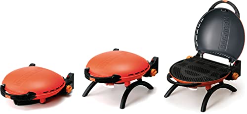 Napoleon TravelQ TQ2225PO Portable Gas Grill, 225 sq. in, Orange