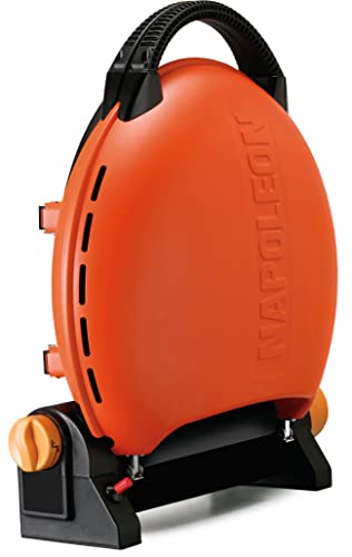 Napoleon TravelQ TQ2225PO Portable Gas Grill, 225 sq. in, Orange