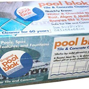 US Pumice Pool Cleaning Blok Case of 12, PB-12, Pumie Pumice Stone for Pools & Spa Tile, Grout & Concrete Cleaning (12)