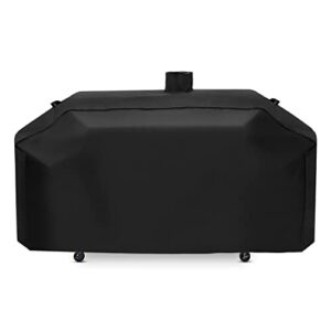 unicook 79 inch grill cover, compatible with smoke hollow, pit boss, heavy duty waterproof gas charcoal combo grill cover with sealed seam, fade resistant bbq cover, compared to smoke hollow gc7000
