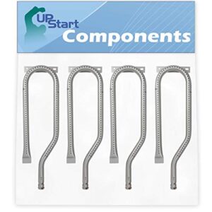 upstart components 4-pack bbq gas grill tube burner replacement parts for jenn air 750-0141 – compatible barbeque 15 3/4″ stainless steel pipe burners
