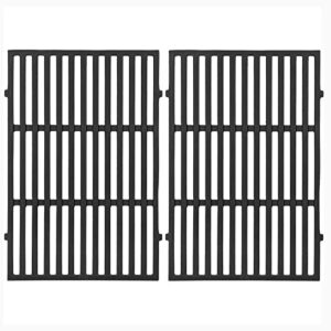 7638 Cast Iron Cooking Grid Grate for Weber Spirit E-310 E-320 S-310 300 series Spirit II E-310 SP320 Spirit 700 Genesis Silver B/C, Genesis Gold B/C 46510001 47510001 45010001 49010001(2 Pack)