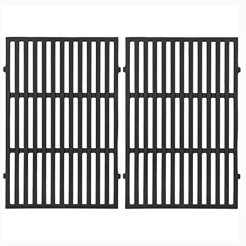 7638 Cast Iron Cooking Grid Grate for Weber Spirit E-310 E-320 S-310 300 series Spirit II E-310 SP320 Spirit 700 Genesis Silver B/C, Genesis Gold B/C 46510001 47510001 45010001 49010001(2 Pack)