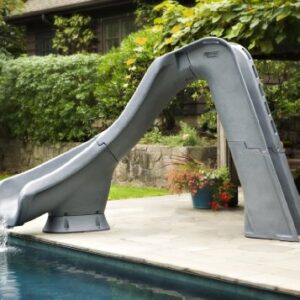 S.R. Smith 670-209-58124 Typhoon Right Curve Pool Slide, Gray Granite