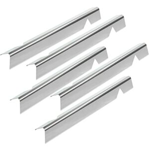 hongso 17-1/8″ x 3″ stainless steel flavorizer bars heat plates replacement for weber genesis ii 310, genesis ii lx 340, 300 series (2017 and newer), 66795, 66032, 90235, set of 5